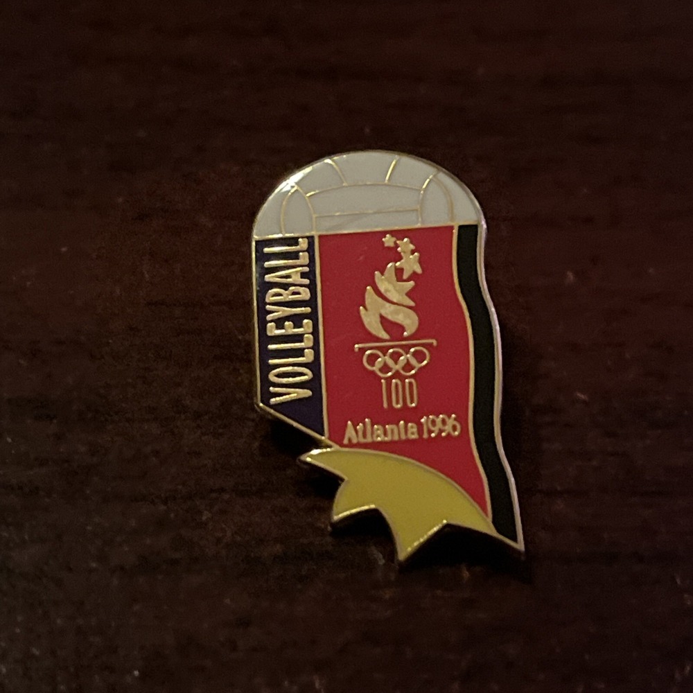 1996 Atlanta Olympics Volleyball Event Lapel Hat Pin